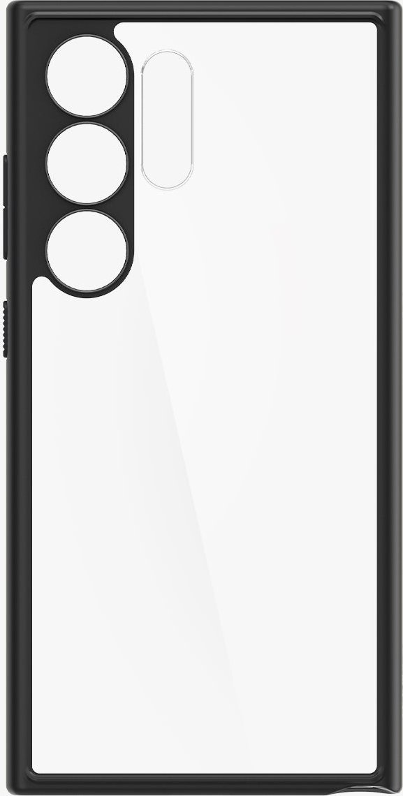 Mbështjellës telefoni Spigen Ultra Hybrid, për Samsung Galaxy S24 Ultra, pjesë e pasme transparente, i zi mat