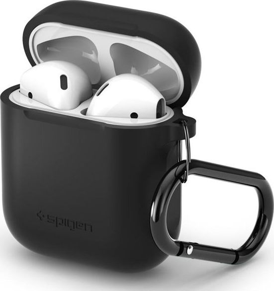 Kuti mbrojtëse Spigen për AirPods 1 / 2, e zezë