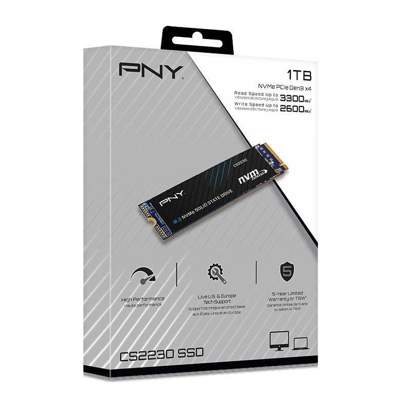 Disk SSD PNY CS2230, M.2, 1TB, PCIe Gen3