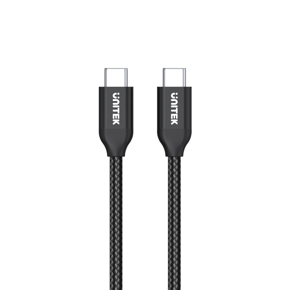 Kabllo Unitek, USB-C në USB-C, 2m, e zezë