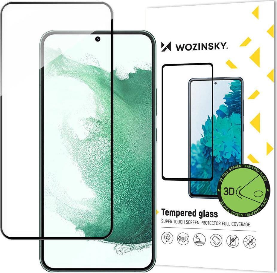 Xham mbrojtës Wozinsky 3D Edge Nano Flexi Glass për Samsung Galaxy S22 Plus, mbulim i plotë ekrani, transparent