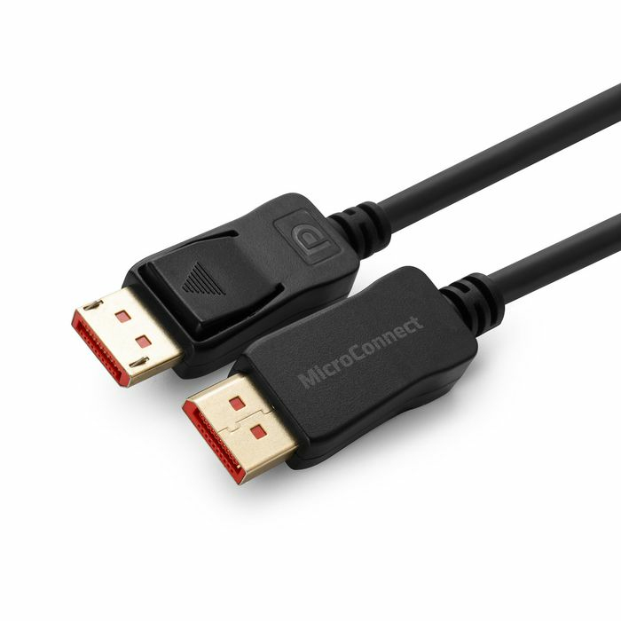 Kabllo DisplayPort Microconnect MC-DP-MMG-300V1.4, 3m, e zezë