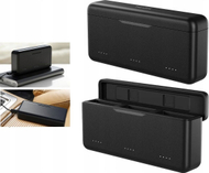 Полнач за батерии TELESIN за DJI Osmo Action 3 4 5 Pro, 3 слота, пренослива кутија за чување, црн