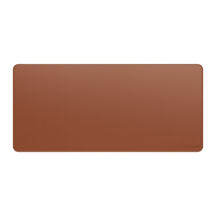 Satechi Vegan,Leather Premium Desk Mat, Brown