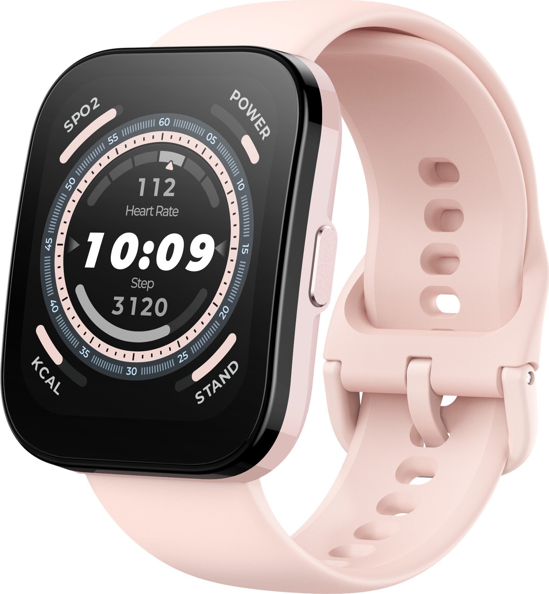 Ora inteligjente Amazfit Bip 5, ekran 1.91", GPS, rozë pastel