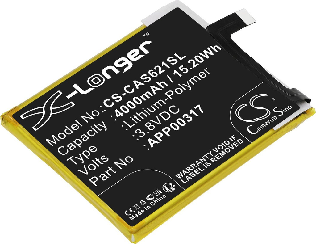 Bateri telefoni CAT S62 Pro, Li-Polymer, 4000mAh, 3.8V