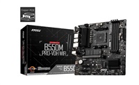 Pllakë amë MSI MB Sc AM4 B550M PRO-VDH WIFI, AMD B550, 4xDDR4, VGA, mATX