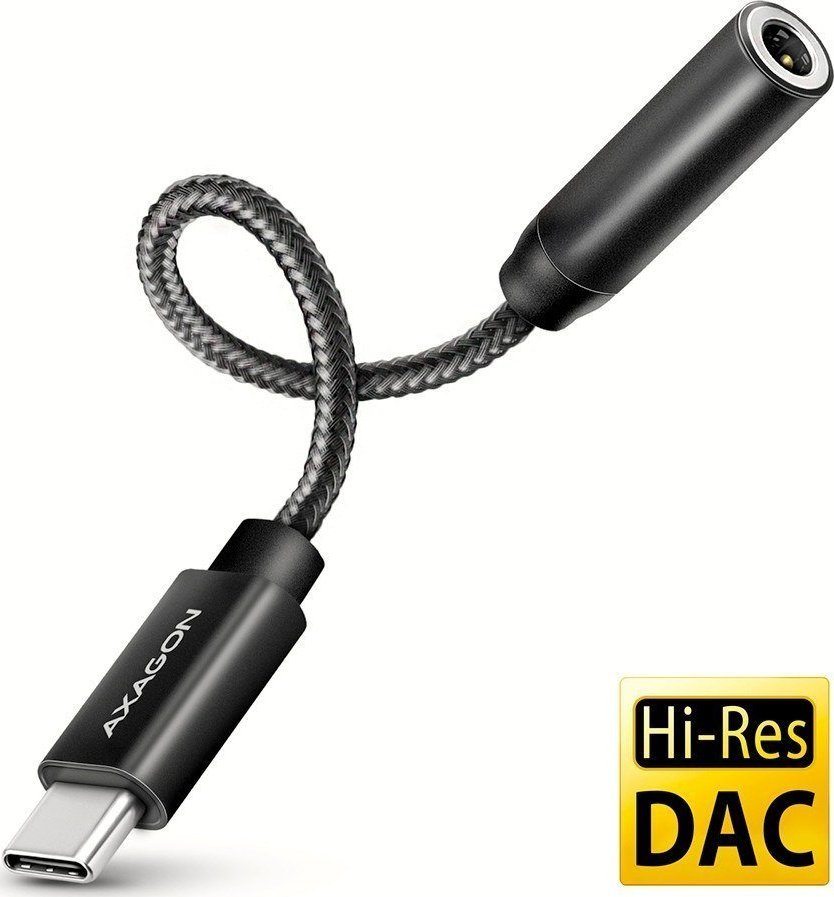 Adapter audio USB C AXAGON ADA HC, Hi Res, 32 Bit 384 kHz, i zi