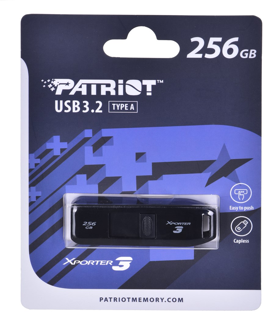 USB PARTIOT FLASHDRIVE Xporter 3 Type A, 256 GB, USB Type-A