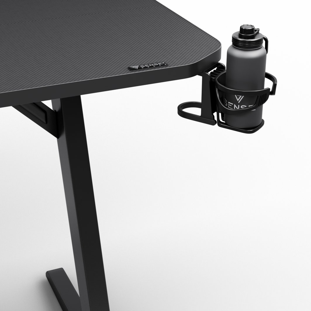 Tavolinë SENSE7 Classic Desk, 140cm x 60cm, e zezë