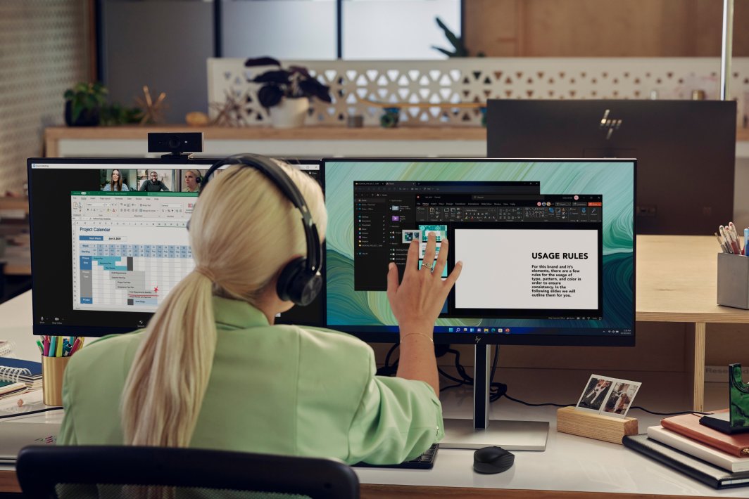 Monitor HP E24t G5 6N6E6AA, 24'', 75Hz, 23.8'', 1920x1080 FullHD, IPS, i zi