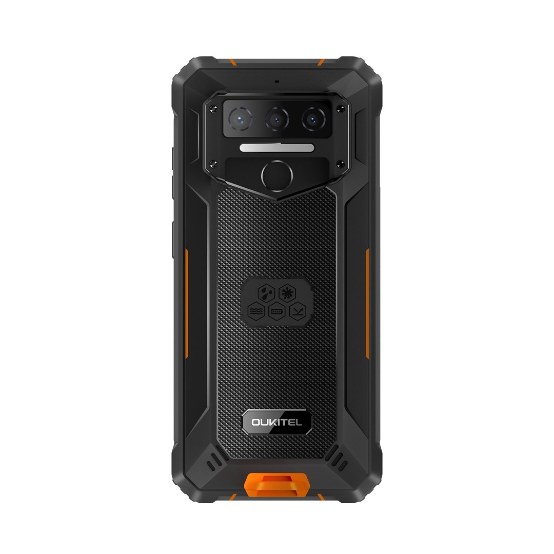 Celular Oukitel WP23, 6.52", Helio P35, 4GB RAM, 64GB, i zi/portokalli