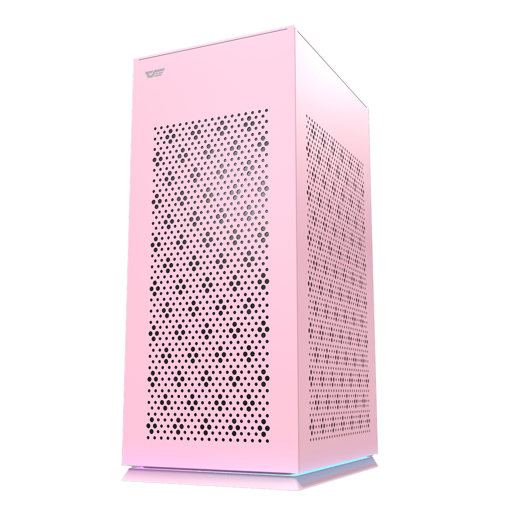 Kasë Darkflash DLH21, ITX Tower, rozë