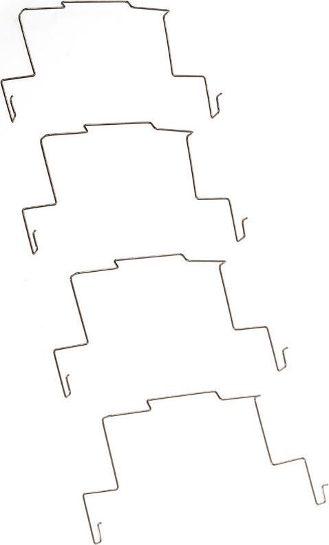 Set klipsash Cryorig CR F03 QF90, 4 copë, për ventilator CPU, i zi