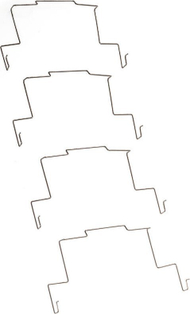 Set klipsash Cryorig CR F03 QF90, 4 copë, për ventilator CPU, i zi