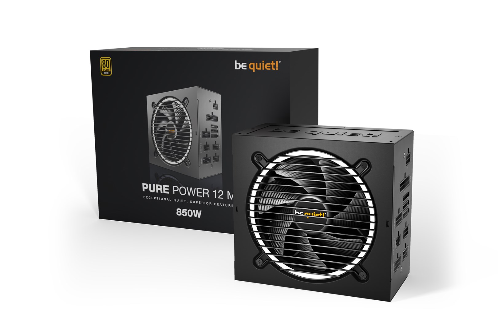 Burim energjie be quiet! Pure Power 12 M, 850 W 20+4 pin ATX ATX Black