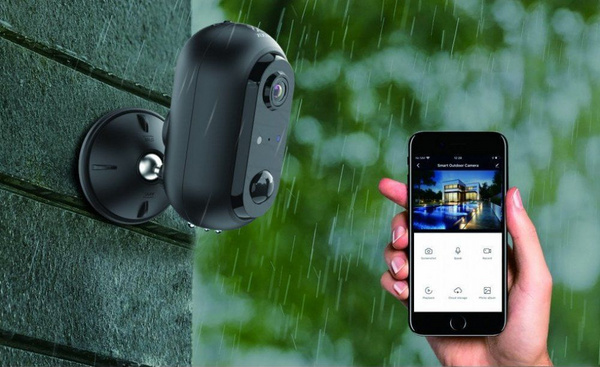 Kamerë e jashtme Woox R9045 IP Intelligent, IP65, WiFi, Full HD 1080p, e zezë