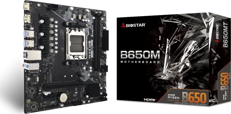 Motherboard Biostar B650MT, DDR5, PCIe 5.0, i zi