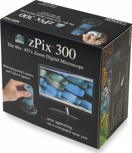 Mikroskop digjital Carson zPix 300, 2MP, USB, me LED