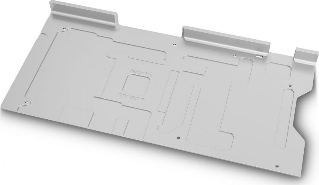 Backplate EKWB EK-Quantum Vector2 Trio RTX 3090 Ti, alumin me nikel, për kartelë grafike