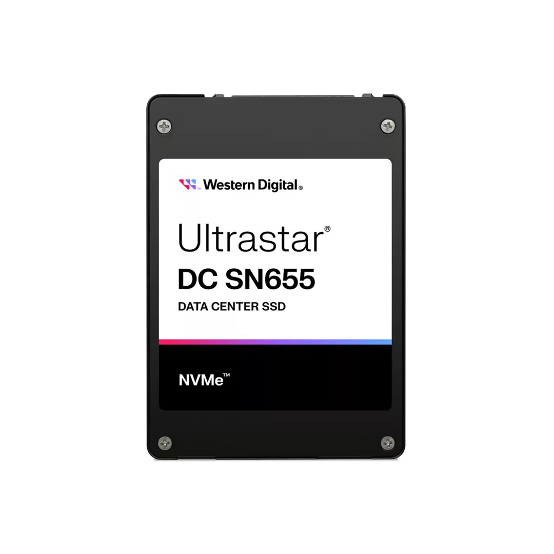 SSD диск Western Digital Ultrastar DC SN655, 15.36TB, U.3 NVMe