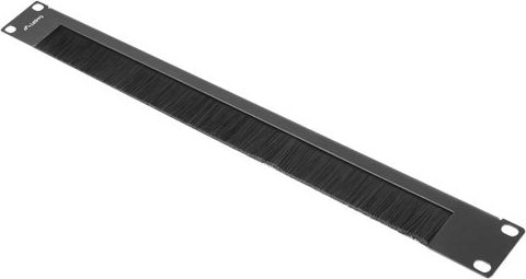 Organizues për kabllo Lanberg Brush AK-1103-B, 19", 1U, i zi