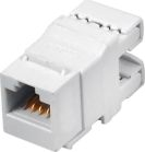 Keystone приклучок RJ45 Q-Lantec Cat 6 UTP, бел