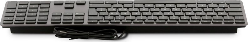 Тастатура LMP USB Keyboard with Large Characters, 110 копчиња, со USB кабел, сива