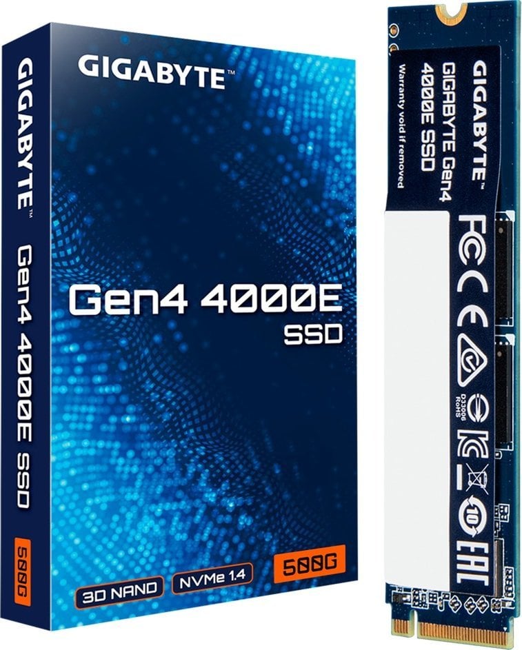 [OUTLET] Disk SSD Gigabyte 4000E, 500GB, M.2 2280 PCI-E x4 Gen4 NVMe