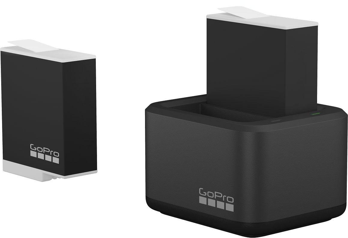 Karikues baterish GoPro Dual, me 2 bateri Enduro, i zi
