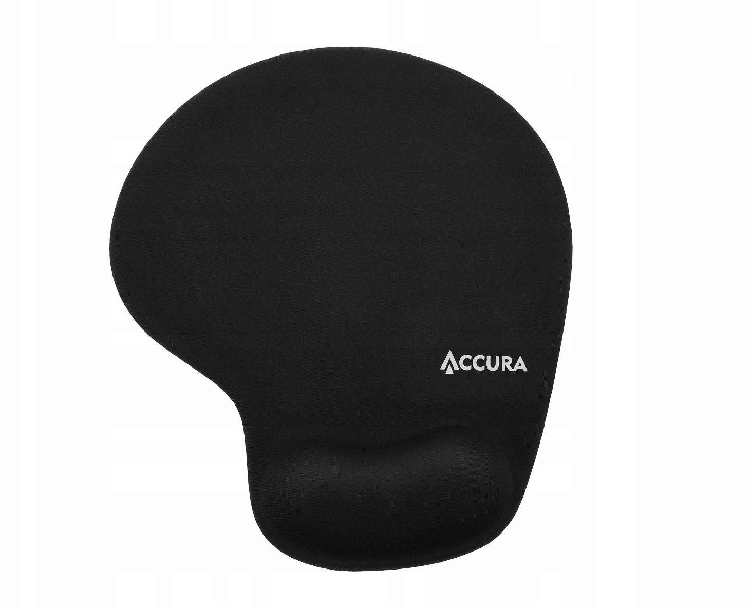 Mousepad Accura Ergo, me mbështetëse xheli, ergonomik, i zi