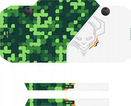 Mauspad gaming Diablo Chairs për tavolinë, gjelbërt