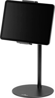 Mbajtëse telefoni dhe tableti Durable TWIST Active Holder, qafë fleksibile, rrotullim 360°, e zezë