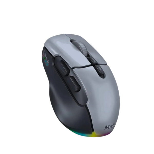 Maus Wireless & Bluetooth Meetion BTM001 – Dual-Mode, 7 butona silent, Gri