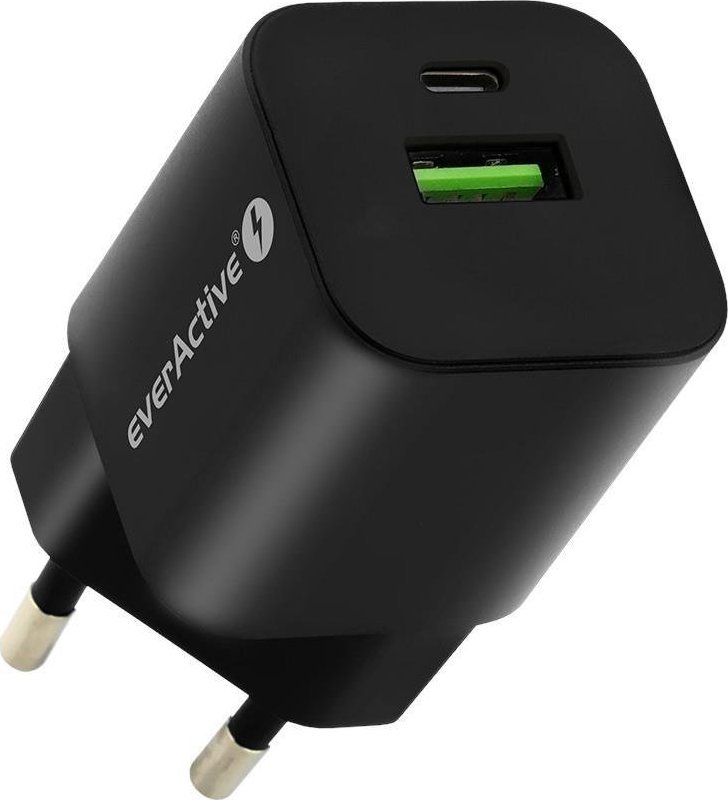 Полнач USB USB C QC3.0, 30W, црн