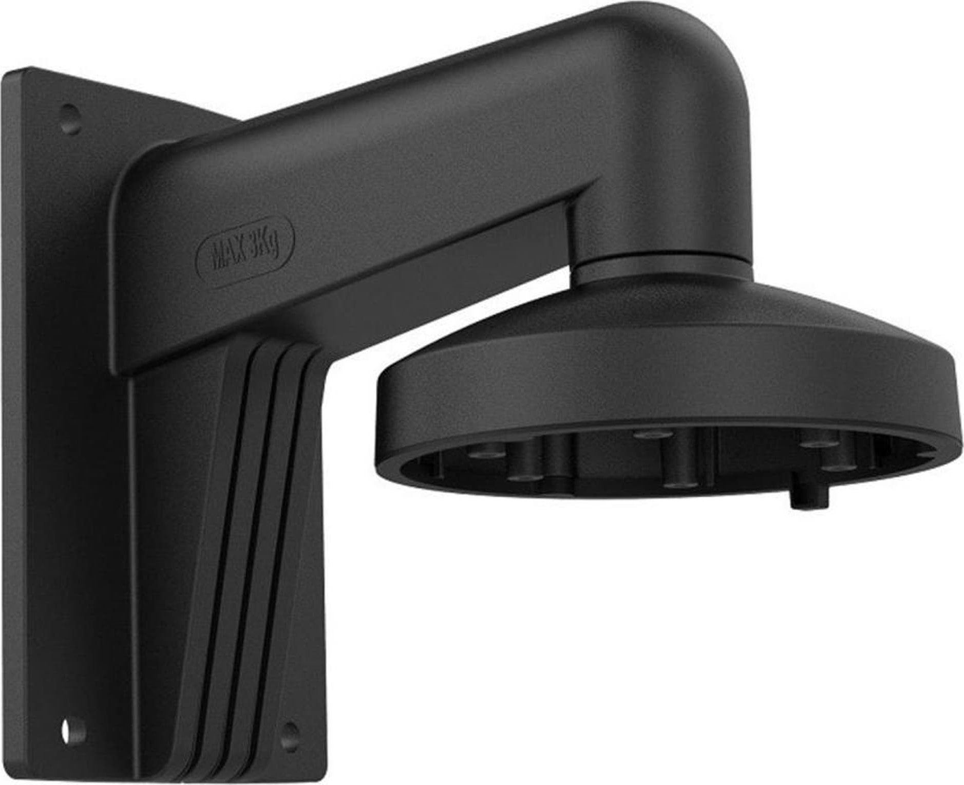 Носач за монтажа за камера Хиквижн DS-1273ZJ-140B, за куполна камера, за ѕид, бел