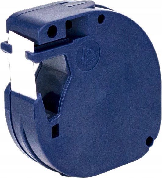 Kasetë etiketash MediaRange, 12mm x 4m, e laminuar, e bardhë me të zezë