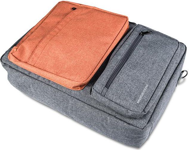 Çantë shpinore Modecom Reno, 15.6", najlon i papërshkueshëm nga uji, portokalli