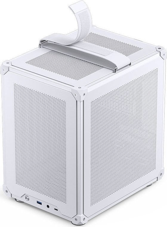 Kutia kompjuterike Jonsbo C6, ITX, USB-C, e bardhë