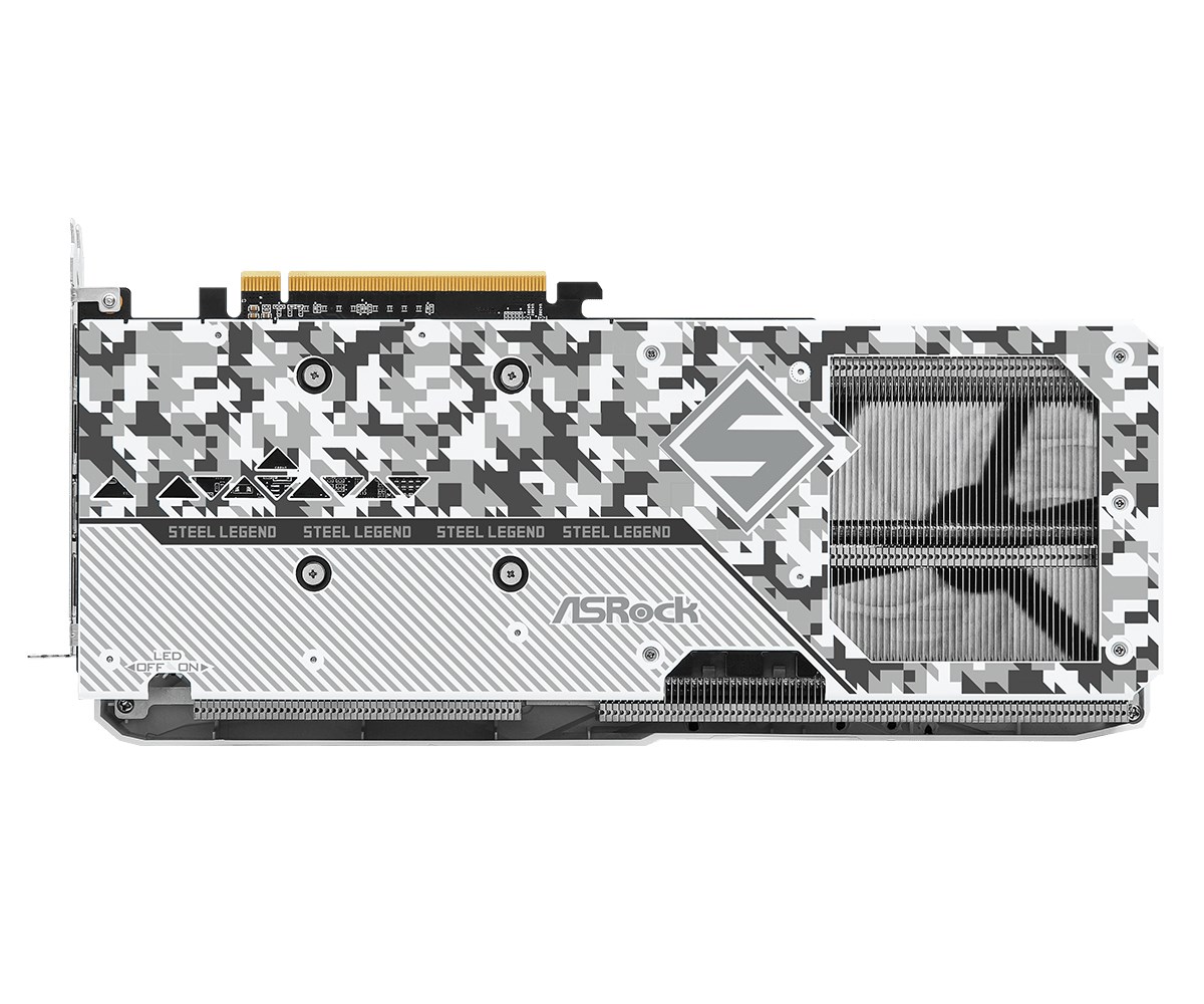 Kartë grafike ASRock steel legend AMD Radeon RX 7600 XT, 16 GB GDDR6