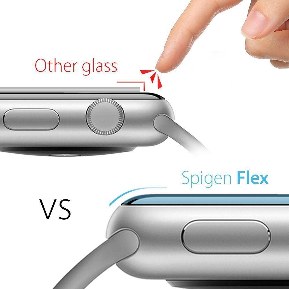 Folie mbrojtëse Spigen Neo Flex, për Apple Watch 7 45mm, 3 copë, transparente
