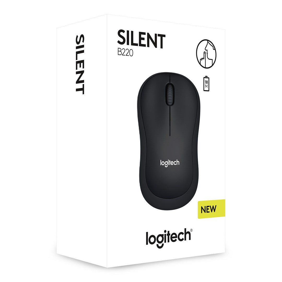 Maus Logitech M220 SILENT, optik, 1000 DPI, i zi