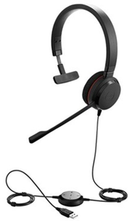 Kufje Jabra Evolve 20, të zeza