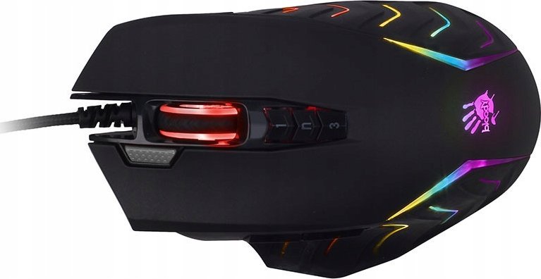 Maus gaming A4Tech Bloody J95S, 8000 DPI, USB, Stone Black