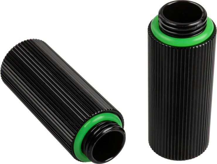 Adapter zgjatues për ftohje uji Bitspower Touchaqua 40mm, set 2 copë, G1/4, i zi