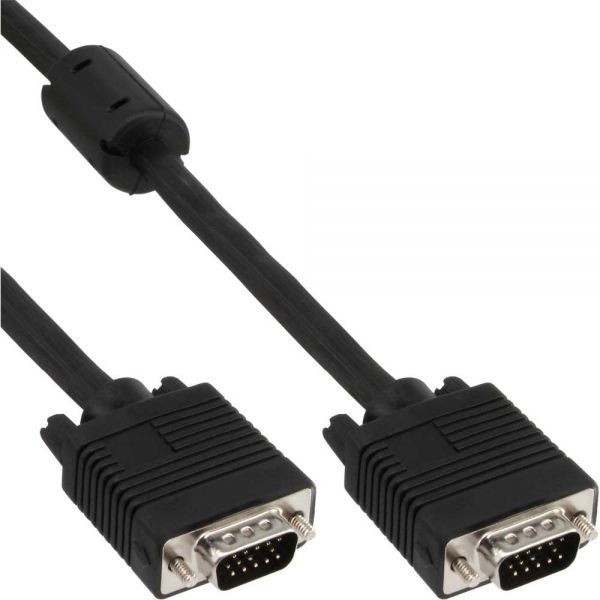 Kabllo InLine D Sub - D Sub 17710B, 3m, e zezë