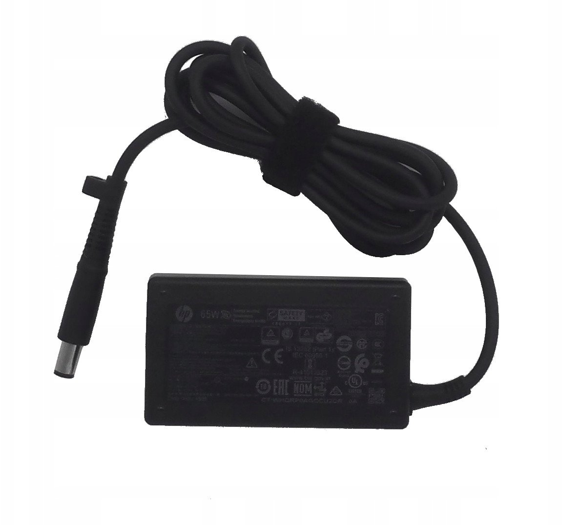 Karikues laptopi HP AC Adapter 18.5V, 65W, me kabllo rryme, i zi