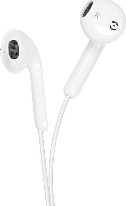 Kufje Lightning Forcell Hands Free, mikrofon, telekomandë multifunksionale, të bardha