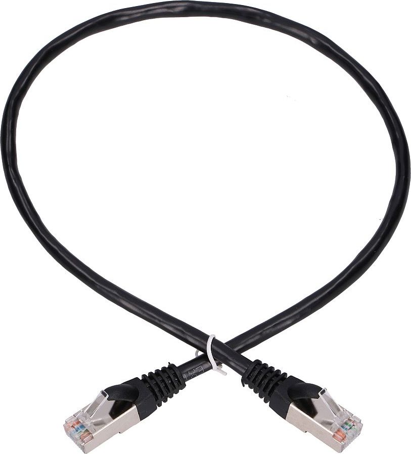 Kabllo rrjeti ExtraLink, Cat.5e, FTP, 0.5m, e zezë