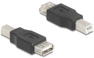 Adapter USB Delock USB 2.0, Type B mashkull në Type A femër, i zi
